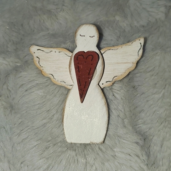 Vintage Angel and Snowman Brooches - Picture 4 of 10
